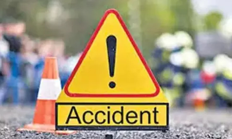 కుక్కను తప్పించబోయి కారు పల్టీ.. భార్య మృతి.. భర్త, పిల్లలకు గాయాలు