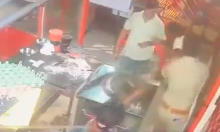 SI attack on Old woman SI attack on Old woman